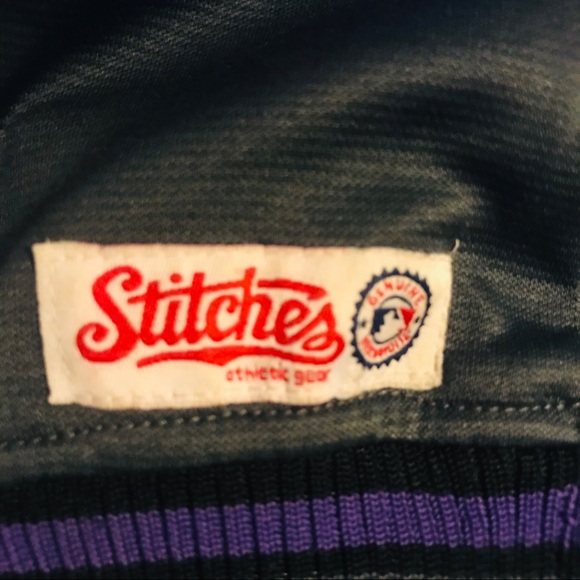 Colorado Rockies stitches dark gray jacket zipper - Picture 2 of 3